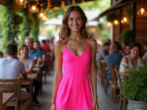 How to Wear Neons: Outfits with Dresses in Vibrant Colors